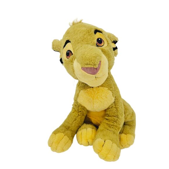 Vintage Lion King Simba Cub Plush Stuffed Animal 14" Walt Disney World Parks - Picture 1 of 6